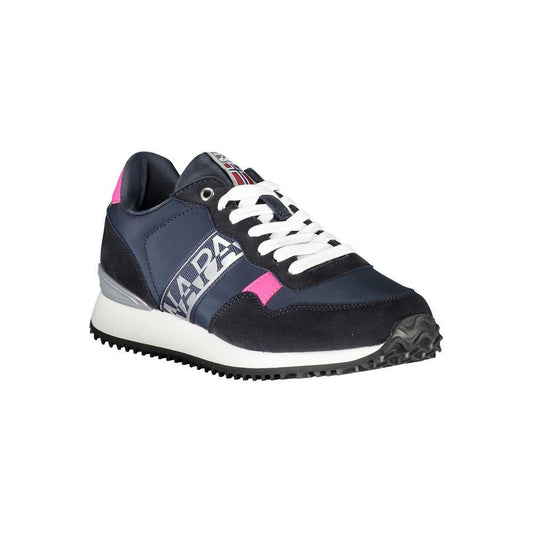 Napapijri Blue Polyester Sneaker NA-23089-EU42/US12