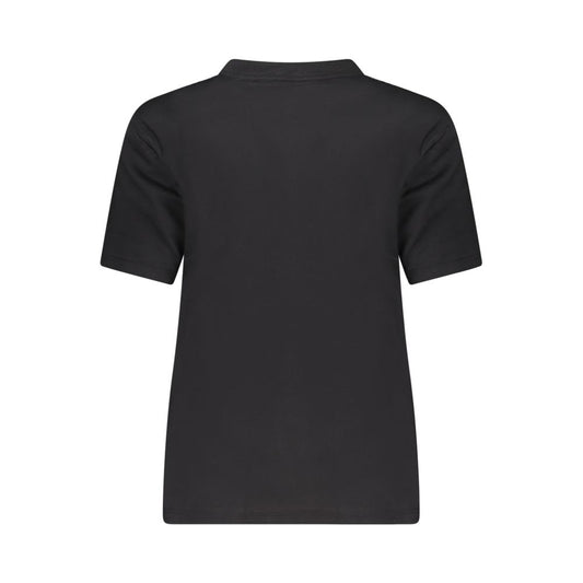 Calvin Klein Black Cotton Tops & T-Shirt CA-39017-L