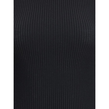 Wolford Black Fleece Wool Turtleneck