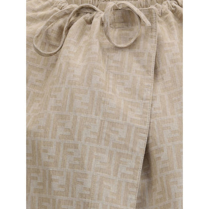 Fendi Beige Cotton Cloacks