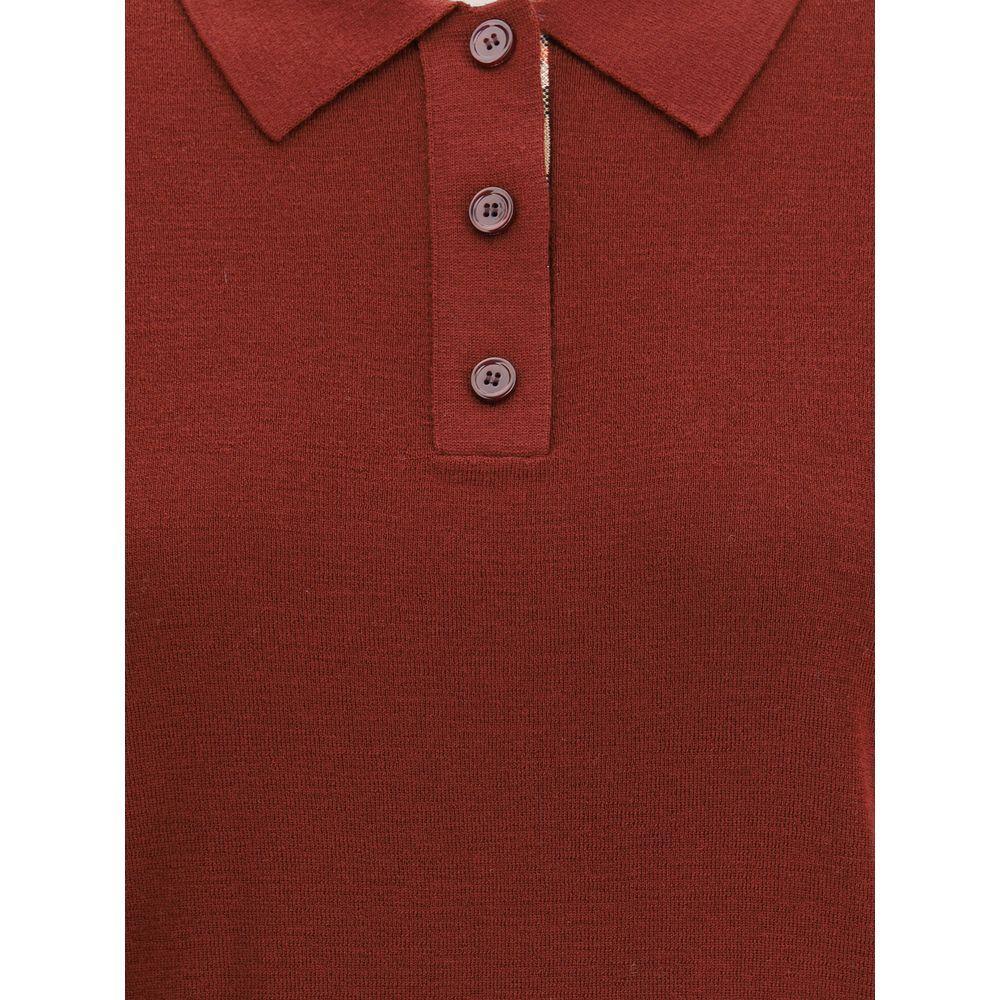 Burberry Wool Polo Shirt BU-8112167C3081-M