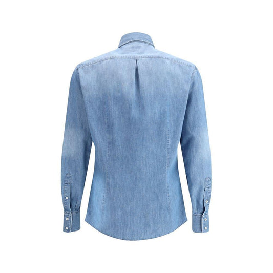 Brunello Cucinelli Denim Shirt BR-MH1921718C8333-M
