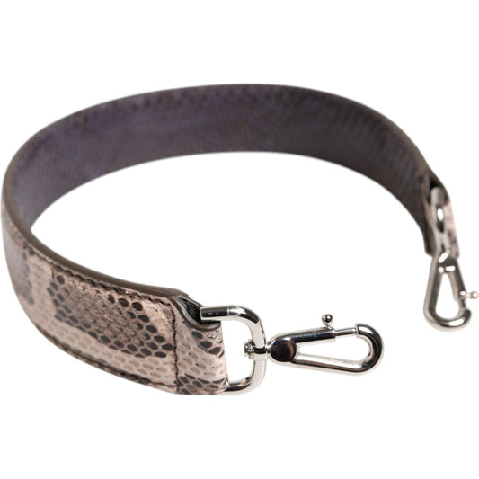 Dolce & Gabbana Beige Exotic Leather Handbag Accessory Shoulder Strap WMB455