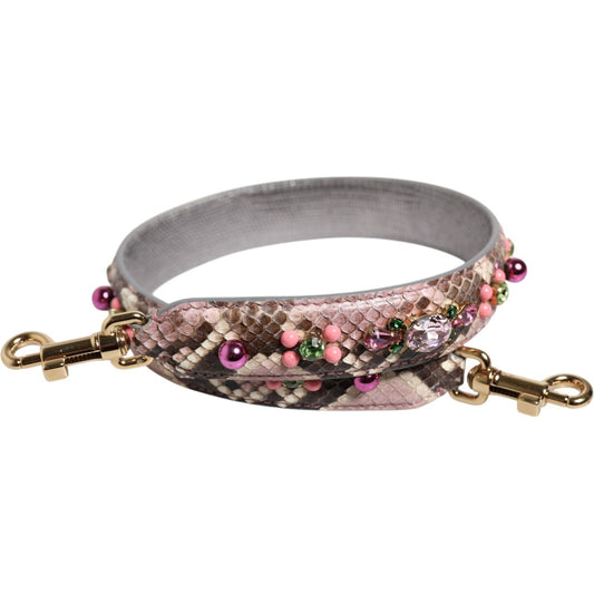 Dolce & Gabbana Multicolor Embellished Handbag Shoulder Strap WMB529