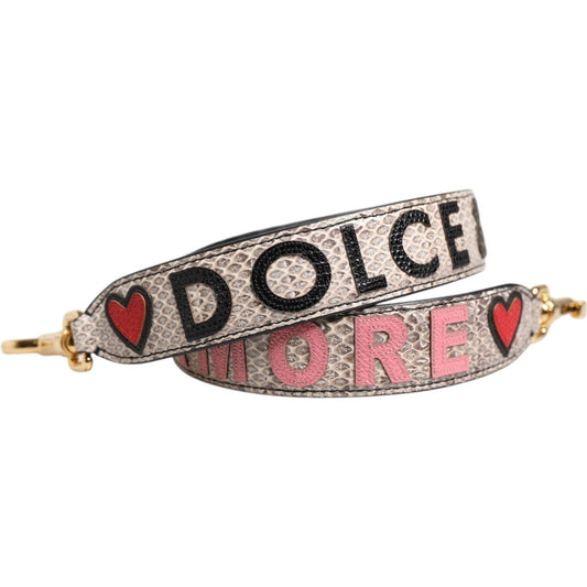Dolce & Gabbana Multicolor DG AMORE Patch Bag Accessory Shoulder Strap WMB539