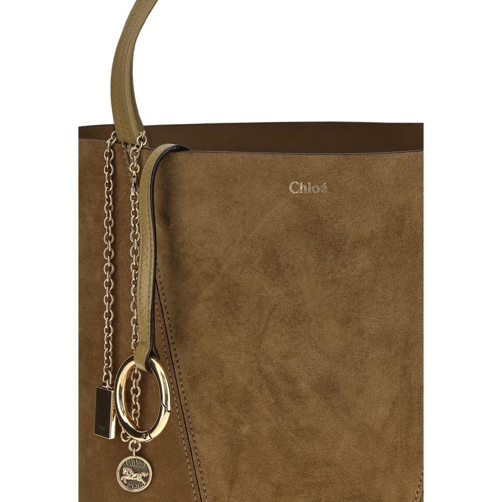 Chloé Suede Spin Tote Bag CHCH25AS811P9921BBB