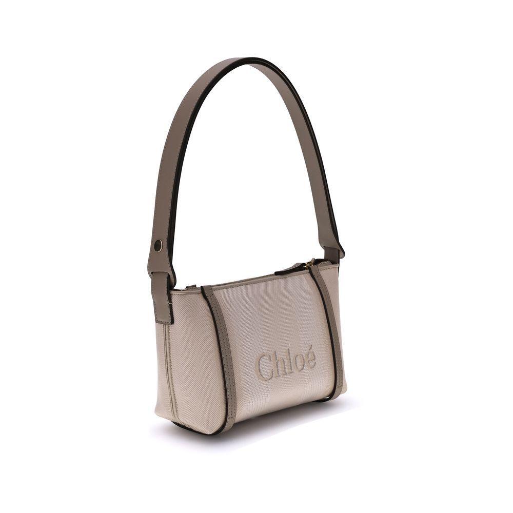 Front view with bag zipped and handles upright.