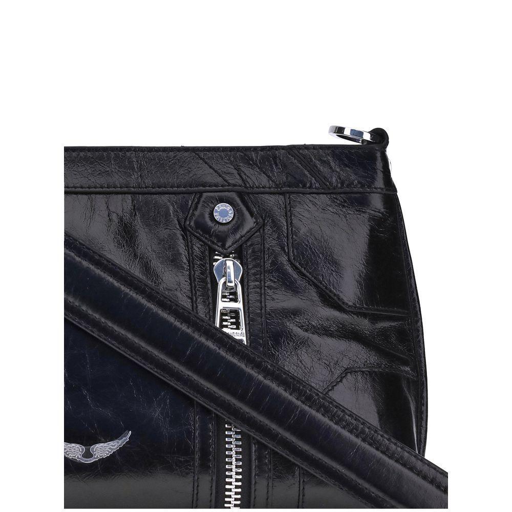 Front view with bag zipped and handles upright.