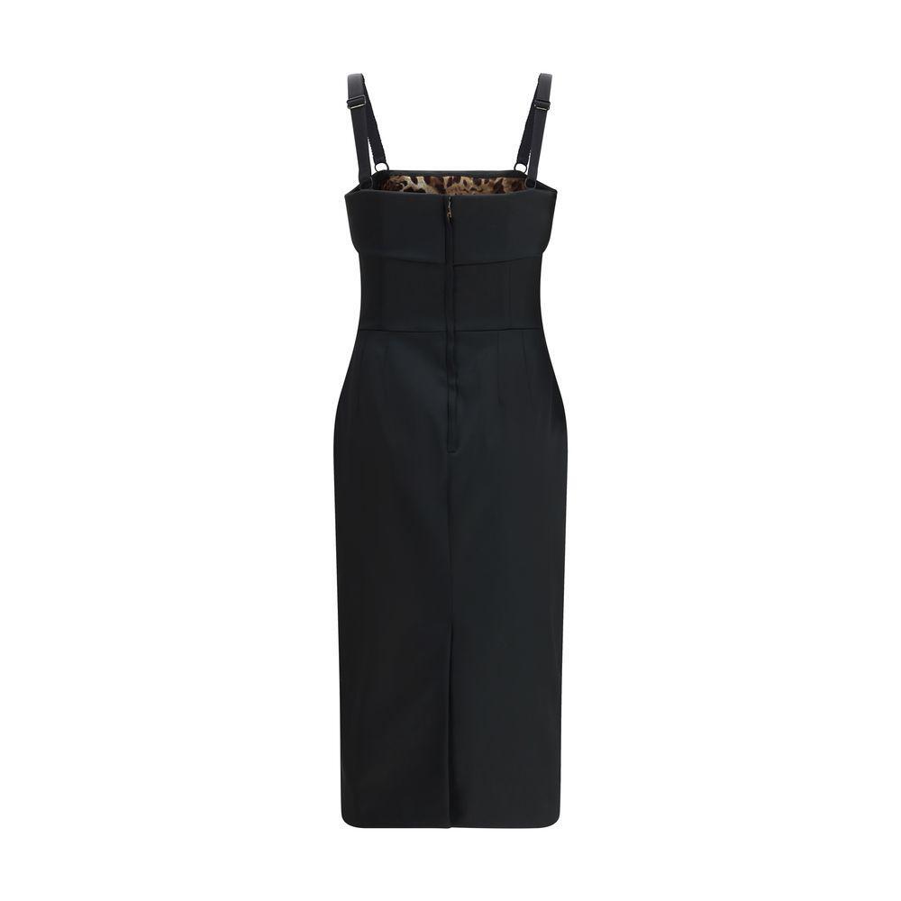 Dolce & Gabbana Satin midi Dress DO-F60AWTGDDB2N0000-IT40 | M
