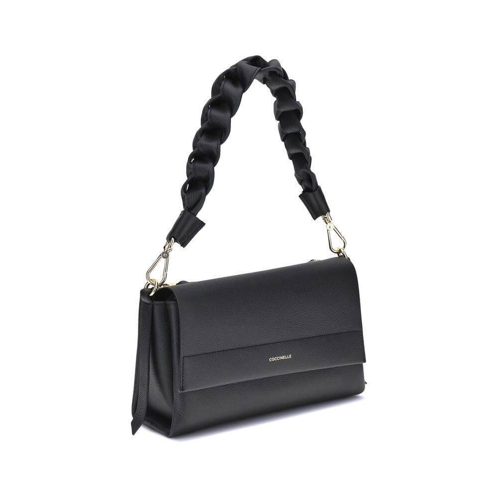 Front view with bag zipped and handles upright.