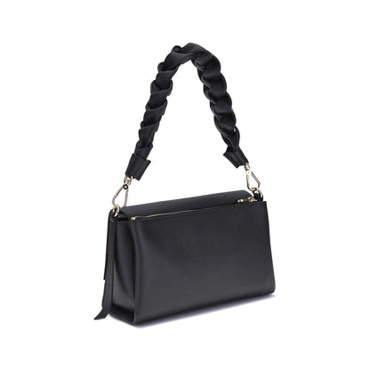 Coccinelle Black Calf Leather Bos Taurus Shoulder Bag