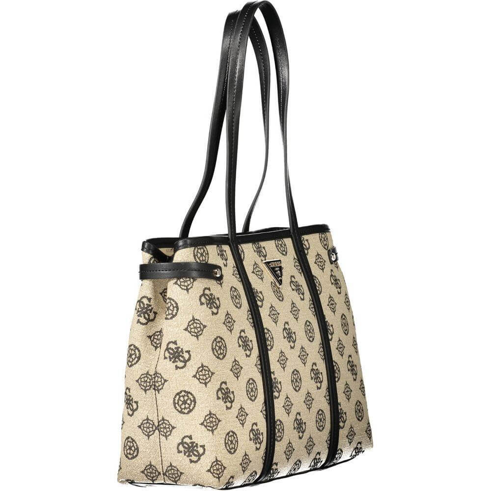 Front view with bag zipped and handles upright.