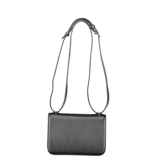 Mario Valentino Black Polyethylene Women Handbag with adjustable strap