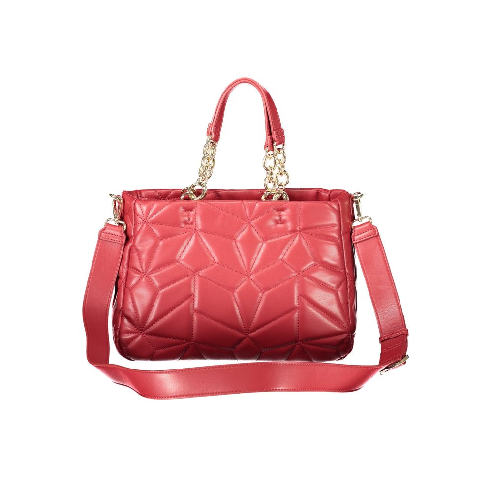 Mario Valentino Red Polyethylene Handbag