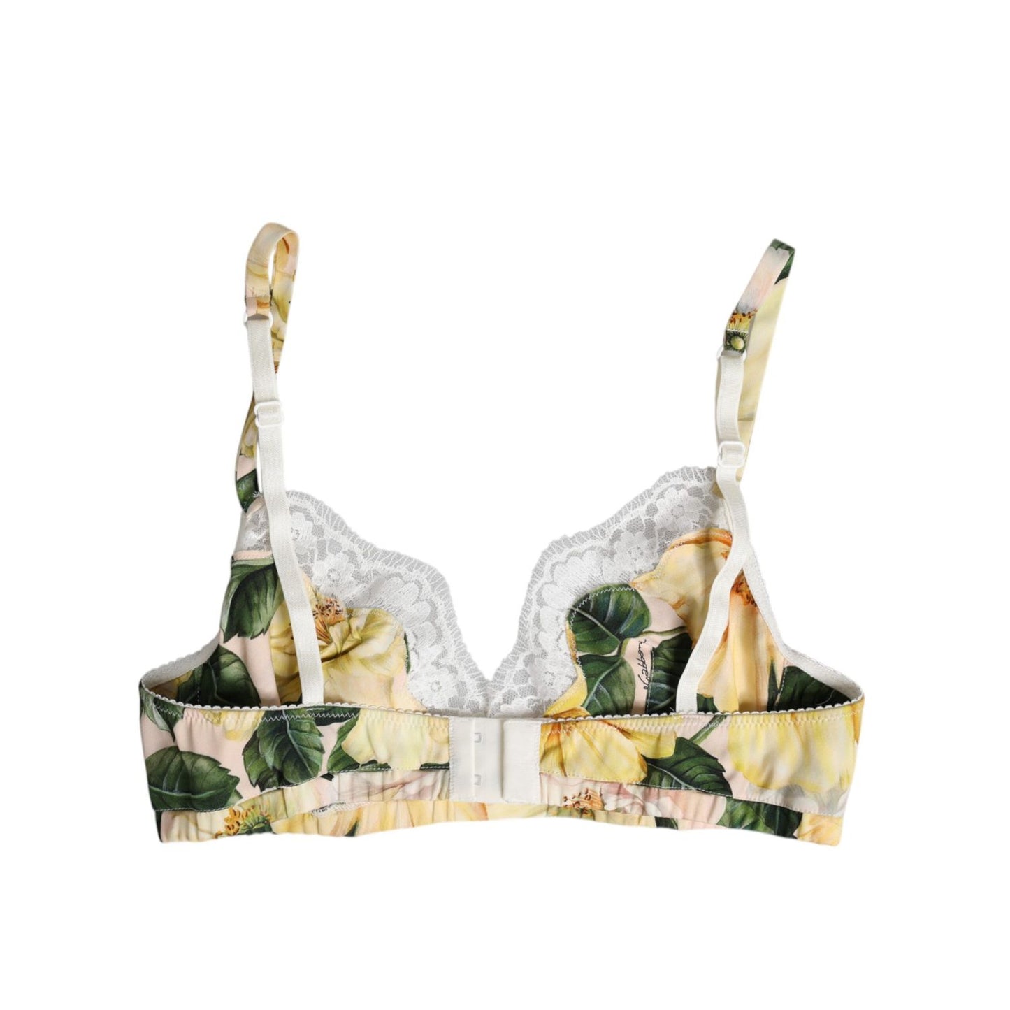 Dolce & Gabbana Multicolor Floral Print Non Wire Bra Underwear