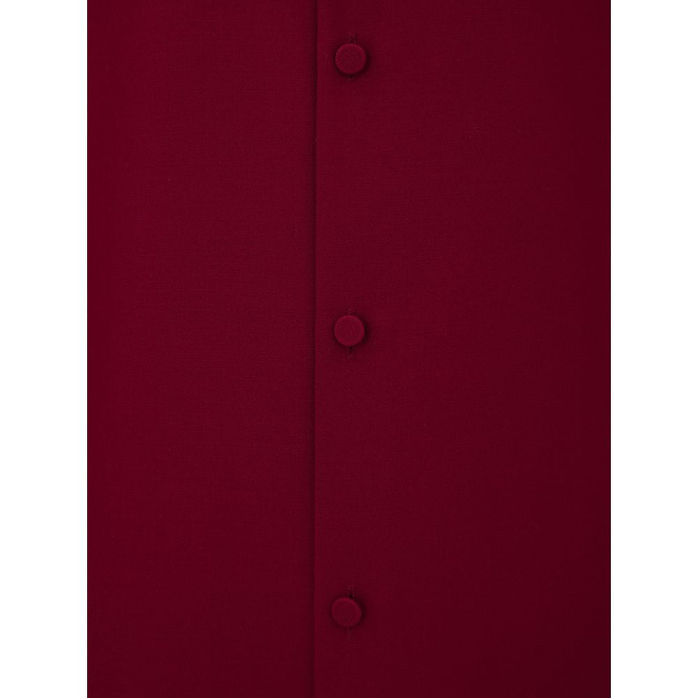Front view with bag zipped and handles upright.