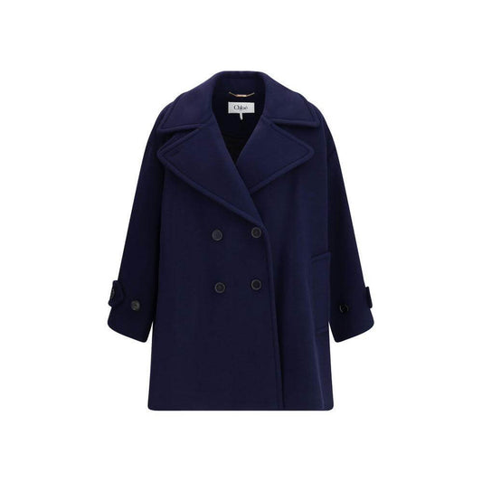 Chloé Oversized double breasted wool Coat