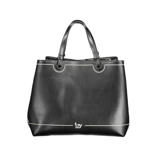 BYBLOS Black Polyethylene Handbag BY-12672