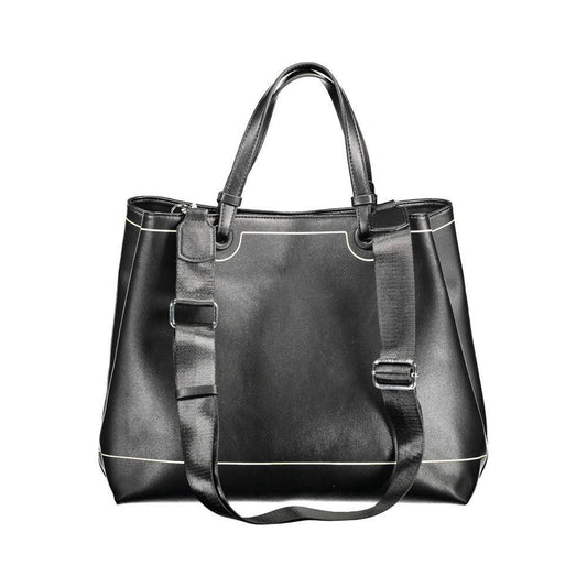 BYBLOS Black Polyethylene Handbag BY-12672