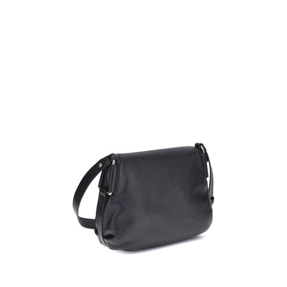 Coccinelle Black Calf Leather Bos Taurus Shoulder Bag