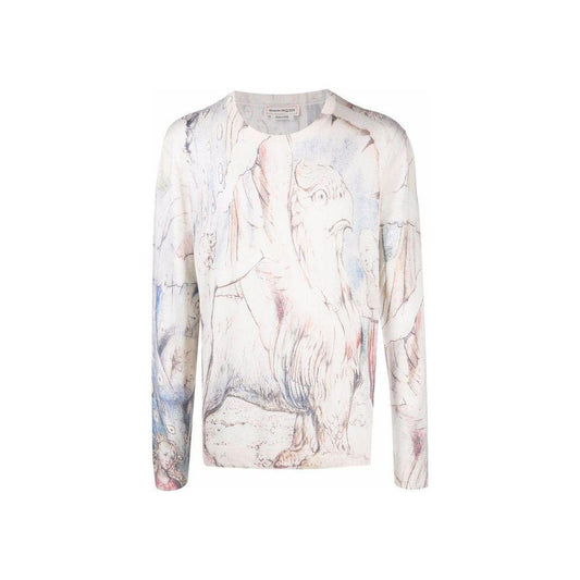 Alexander McQueen William Blake Dante Print Pullover