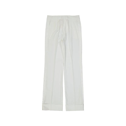 BLANCA VITA White Polyester Casual Pants