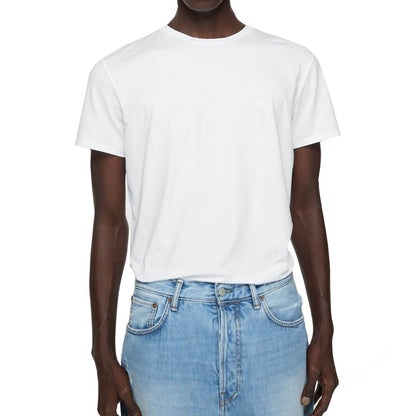 Acne Studios White Cotton T-Shirt
