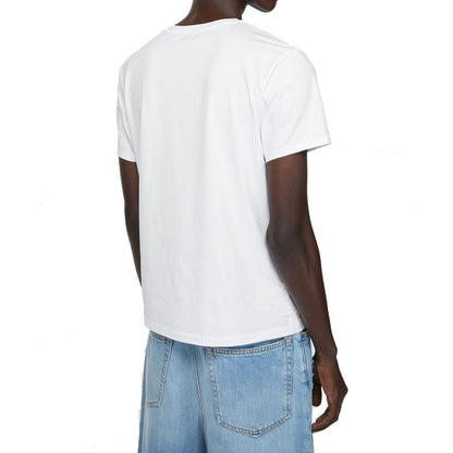 Acne Studios White Cotton T-Shirt