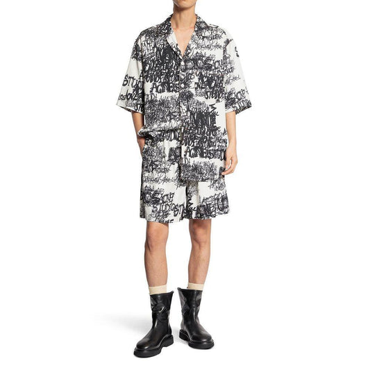 Acne Studios Printed button-up shirt AC-8816721625300-48 | M