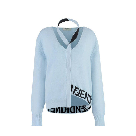 Fendi Wool And Cashmere Cardigan FE-8735475761364-38
