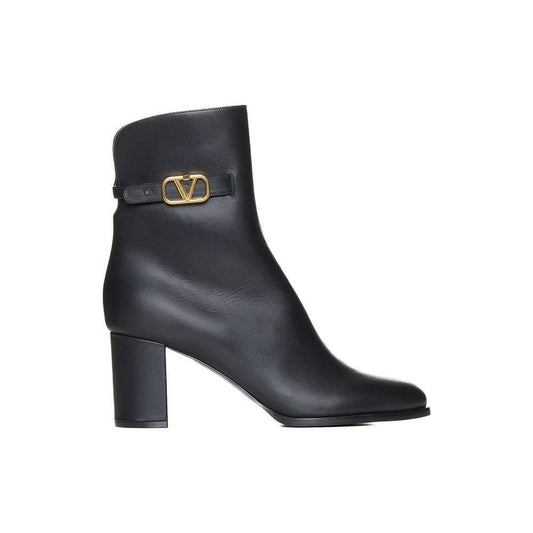 Valentino Garavani VLogo Signature Leather Boots VA-8736607731924-EU36.5/US6.5