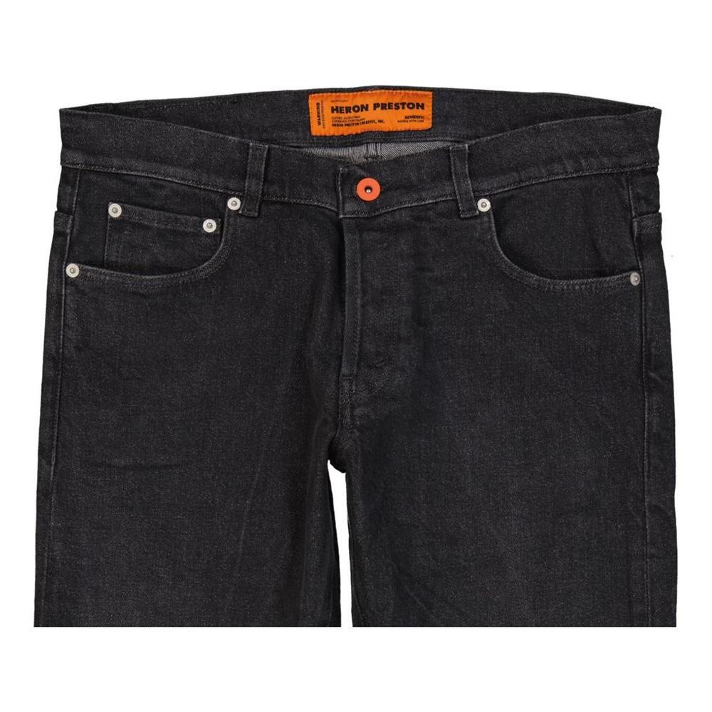 Heron Preston Cotton Denim Slim Jeans HE-8735496437972-W33