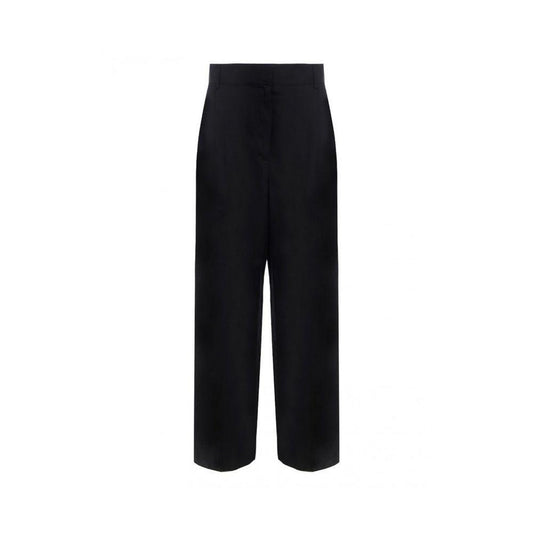 Salvatore Ferragamo Silk And Linen Pants