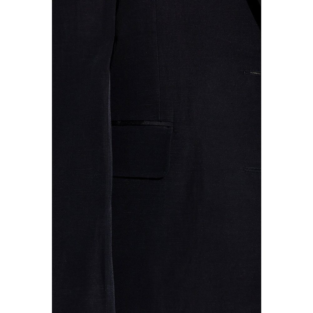 Front view with bag zipped and handles upright.