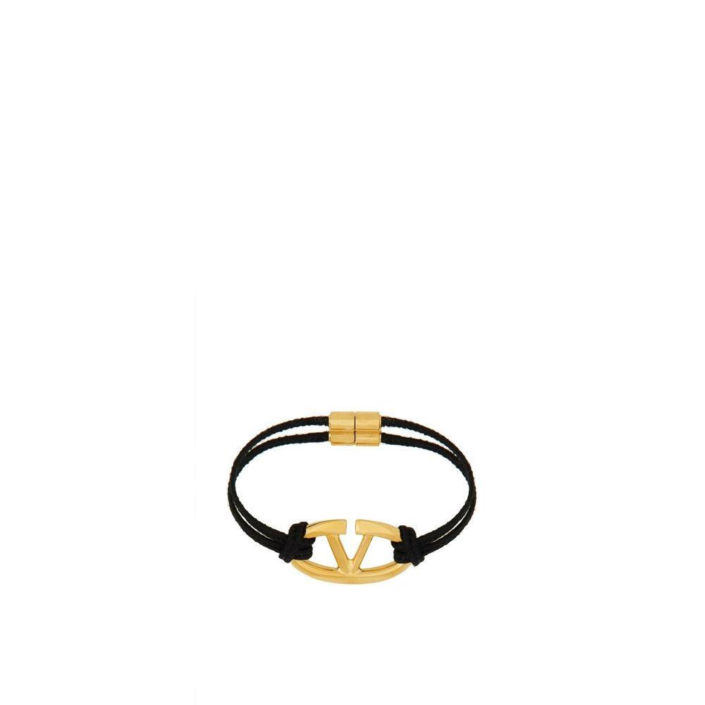 Valentino Garavani V-Logo Cotton Bracelet VA-8735615779028-L