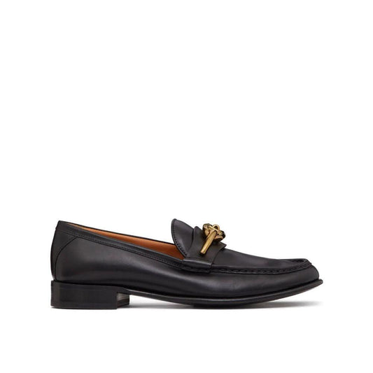 Valentino Garavani V-Logo Moon Leather Loafers VA-8735615811796-EU39/US9