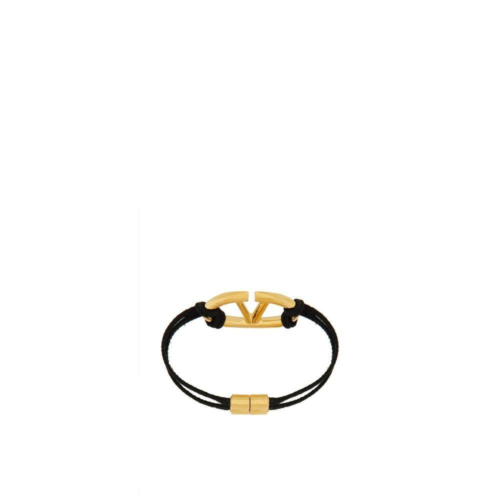 Valentino Garavani V-Logo Cotton Bracelet VA-8735615779028-L
