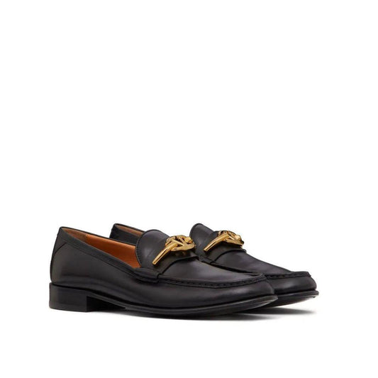 Valentino Garavani V-Logo Moon Leather Loafers VA-8735615811796-EU39/US9