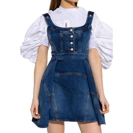 Alexander McQueen Denim Mini Dress AL-8736216973524-36