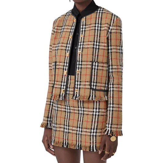 Burberry Vintage Check Motif Jacket BU-8736245121236-36