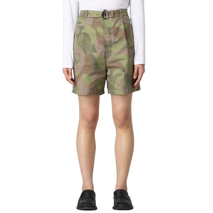 Marni Green Cotton Bermuda Shorts