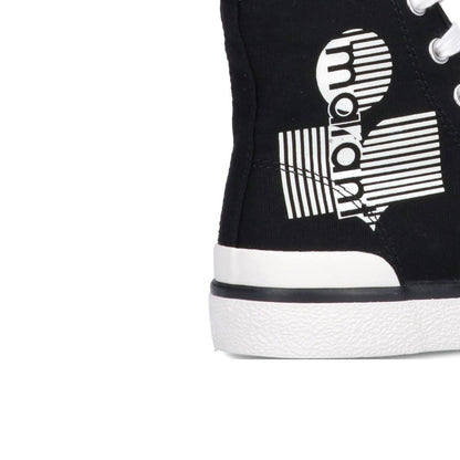 Isabel Marant Black Canvas High Top Sneakers