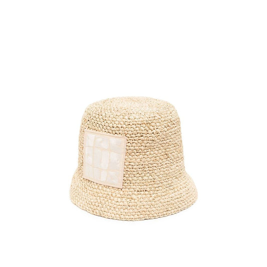 Jacquemus Beige Raffia Cap (Baseball Hat)