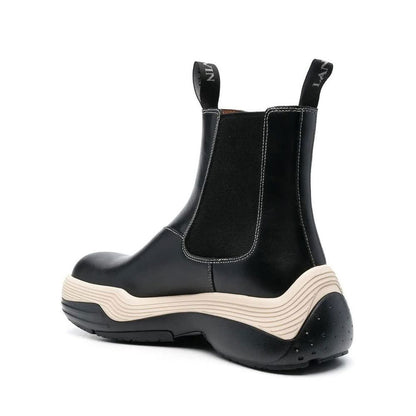 Lanvin Black Calfskin Chelsea Boots