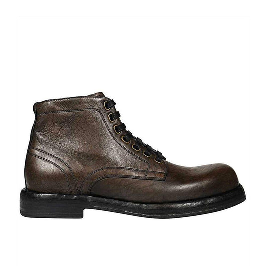 Dolce & Gabbana Leather Boots DO-8736350372052-EU41.5/US8.5