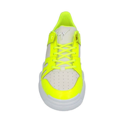 Giuseppe Zanotti White Calfskin Chunky Sneakers