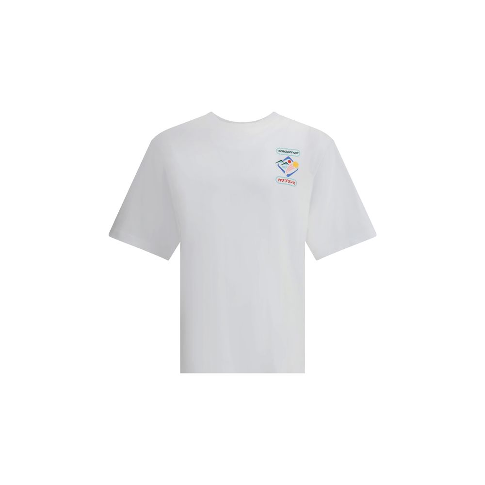 Casablanca White Cotton T-Shirt