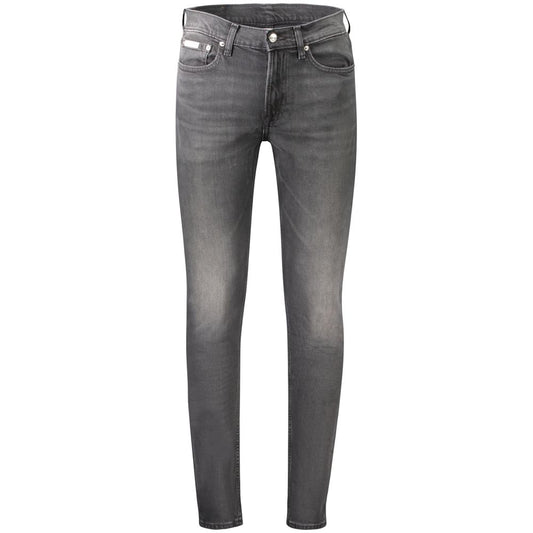 Calvin Klein Black Cotton Men Jeans CA-39201-W30 | L32