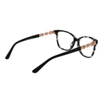 Guess Black Women Glasses Frame with acetate full-rim, rectangle style, and unique design with branded case included.