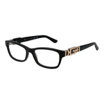 Guess Black Women Glasses Frame in acetate full-rim style with demo lenses and branded case included.